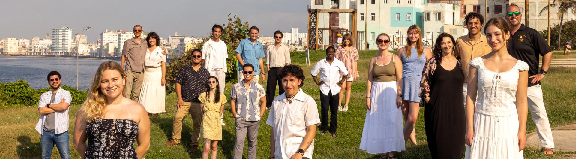 Pacific Standard Time vocal jazz ensemble in Havana, Cuba