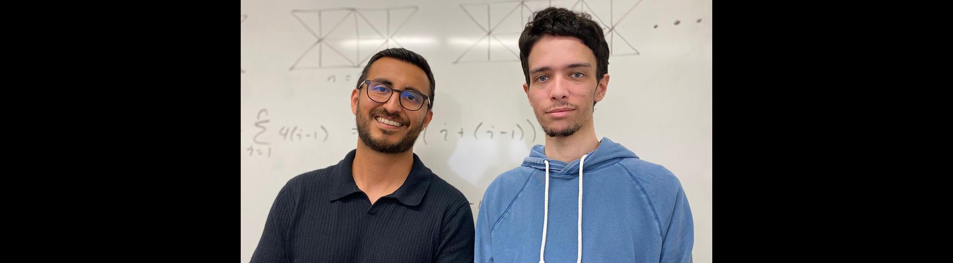 Antonio Martinez and student researcher