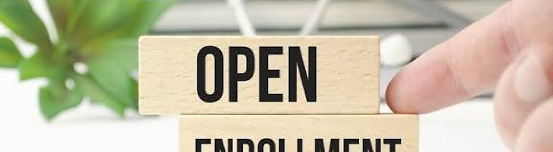 Open Enrollment Sign