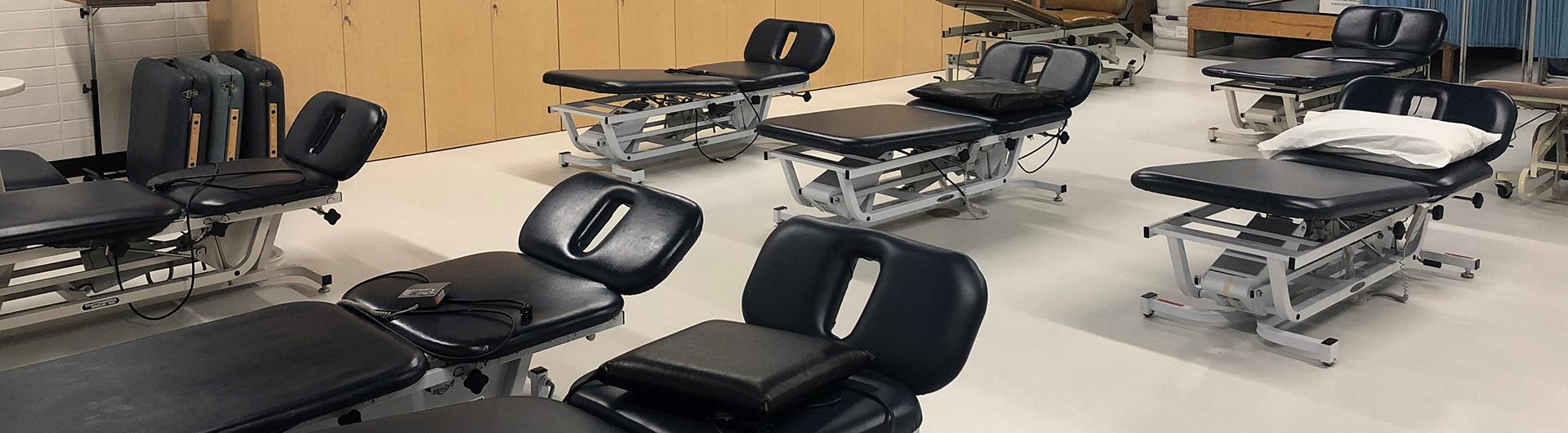 Physical therapy treatment tables