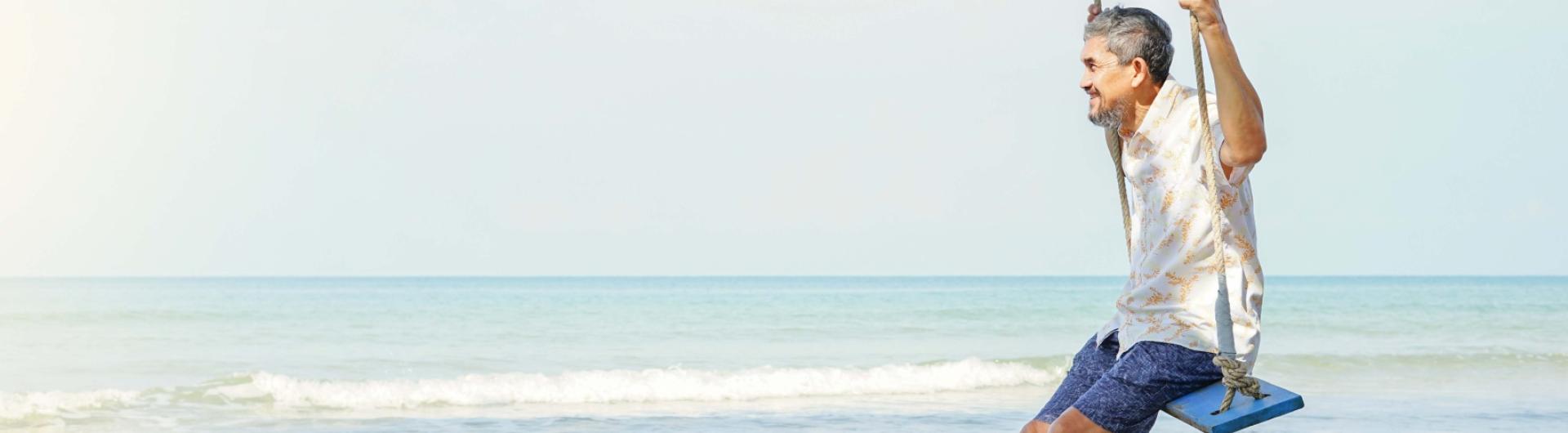 Man at a beach