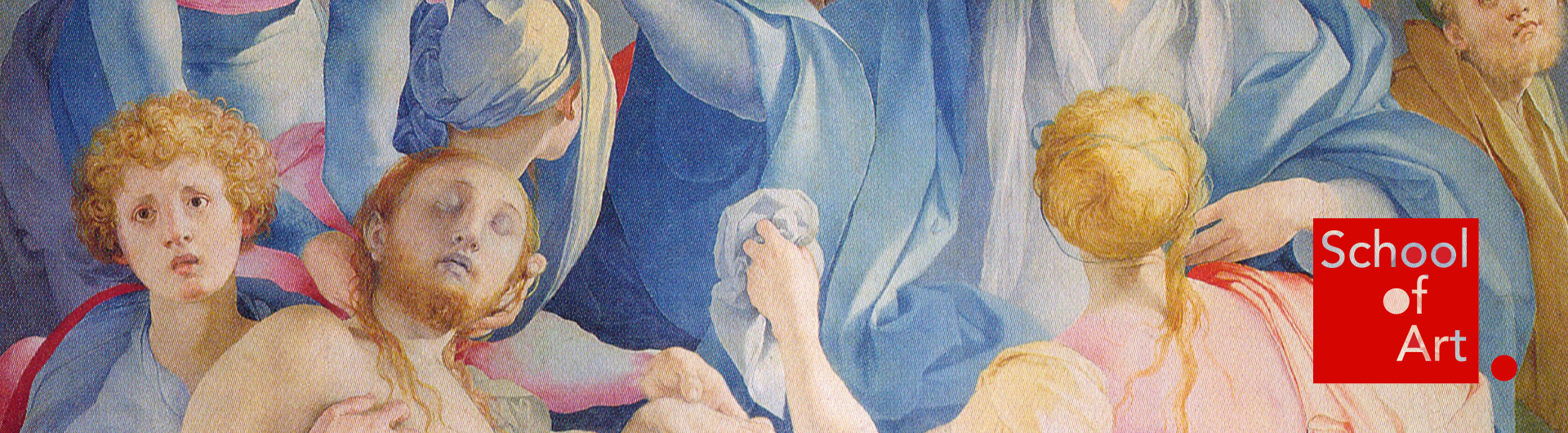 Renaissance era painting by the artist Pontormo, depicting religious figures