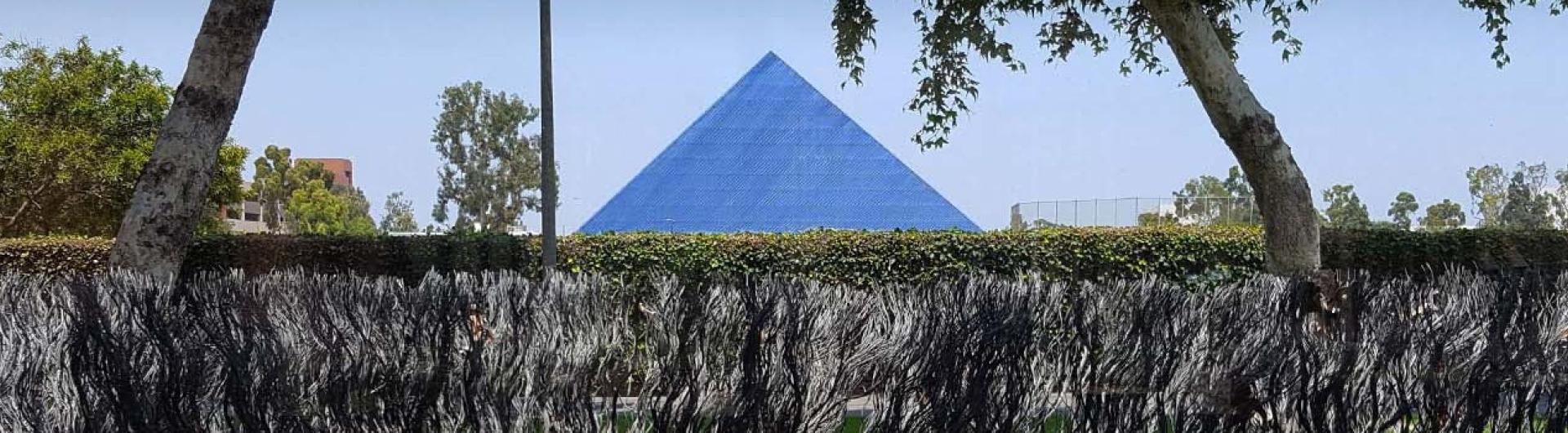 Walter pyramid view from the distance