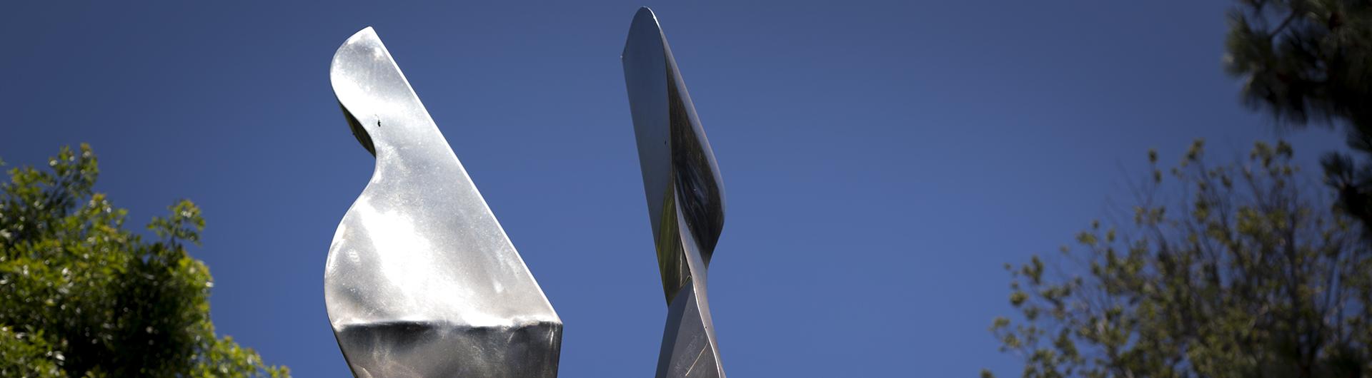 Sculpture at the CSULB Quad.