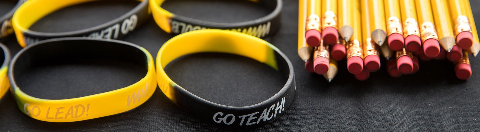 Promotional Bracelets and Pencils