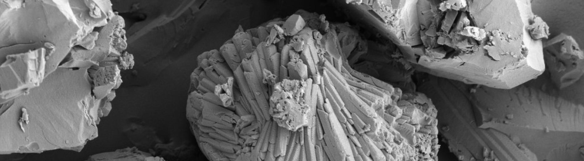 zeolite, a hybrid porous material used to filter methane from landfill gases