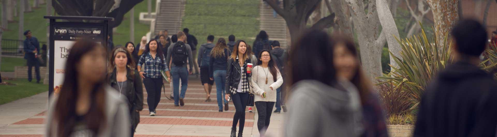 Students on Friendship Walk