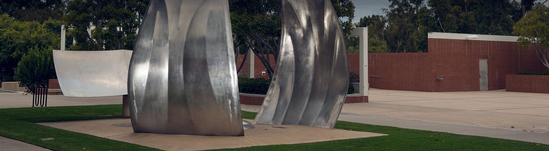 One of the many art works on CSULB campus.