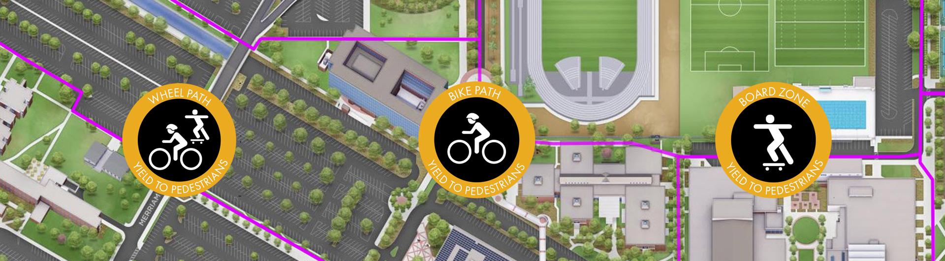 Campus Wheel Paths and decals