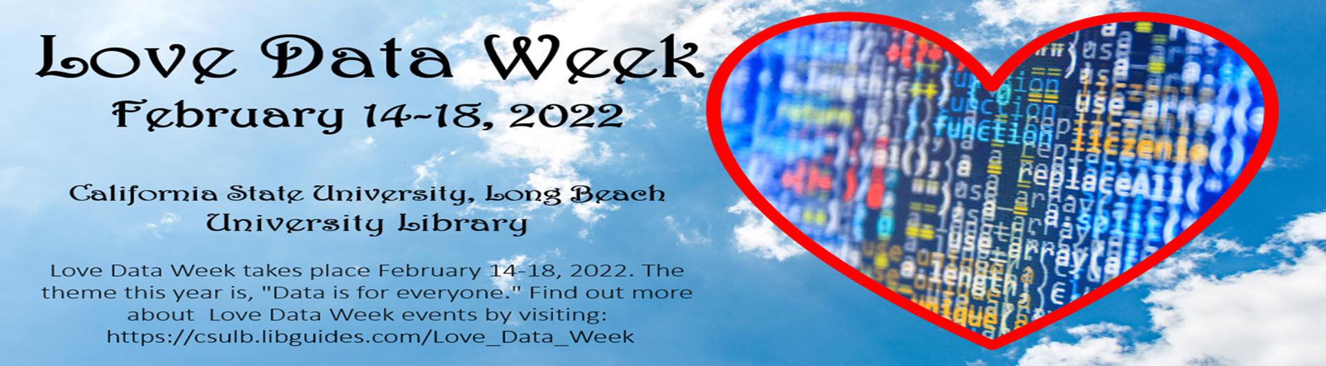 Love Data Week 2022, February 14-18