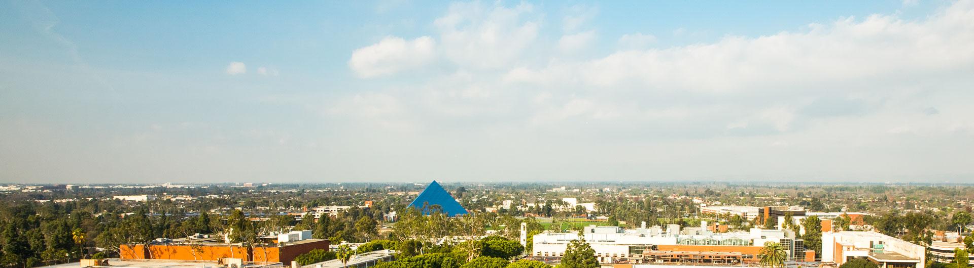 Aerial view of the campus 