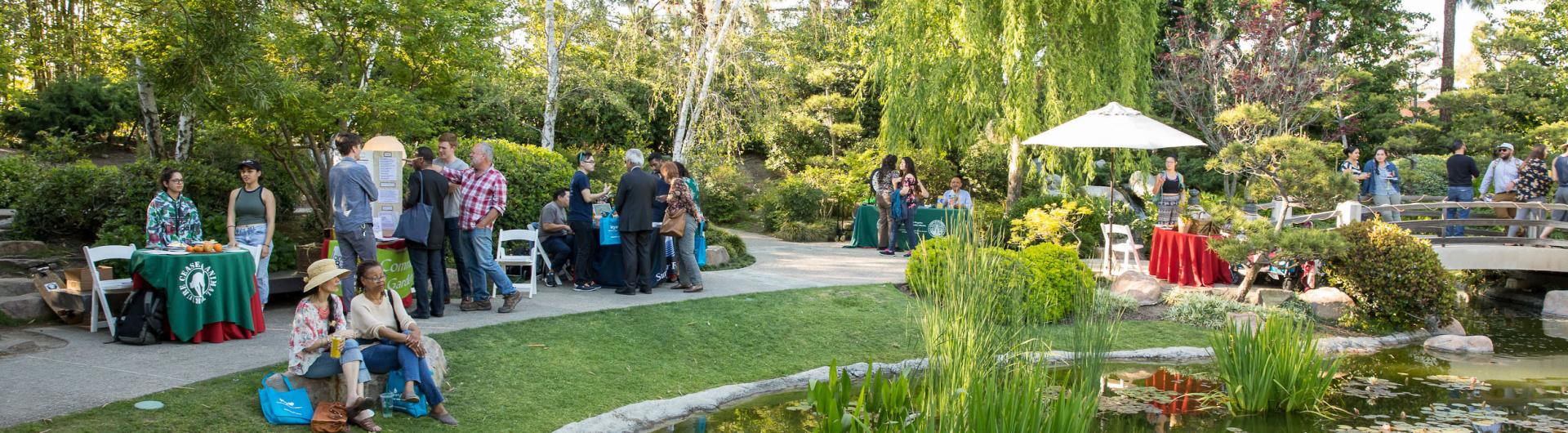 mixer in the Japanese Garden