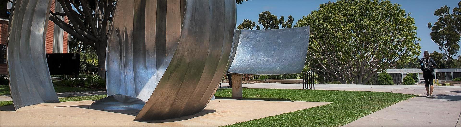 Cal State Long Beach Whale Sculpture