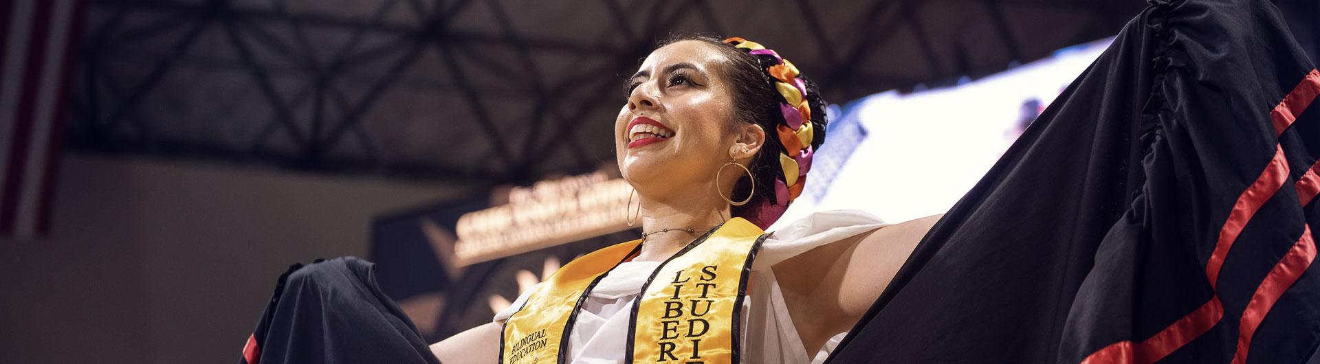 Hispanic Heritage Month: Student dancing