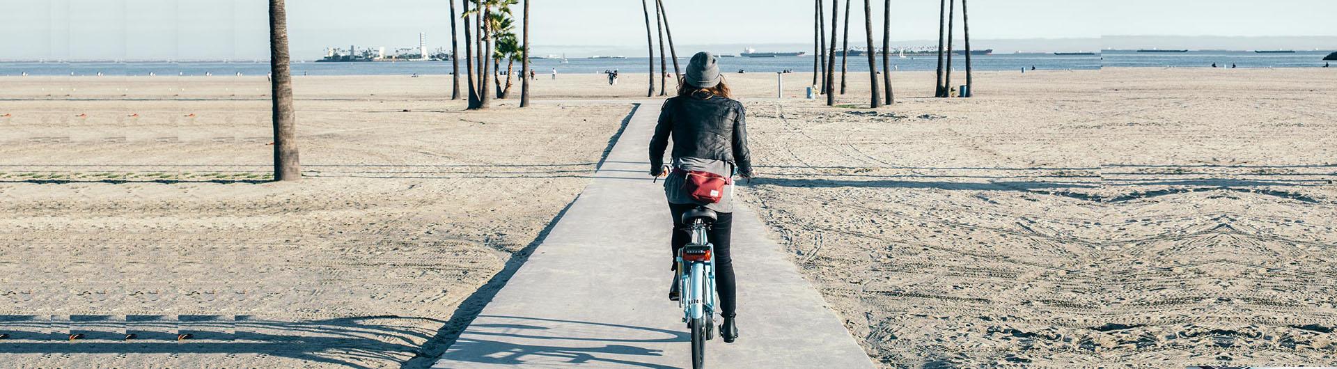 beach and bike