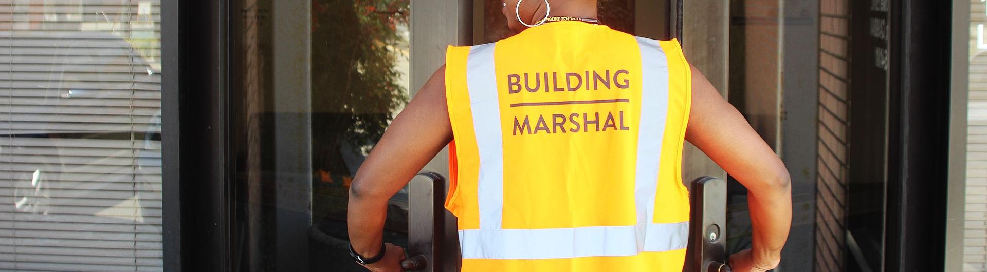 Building Marshal in Vest