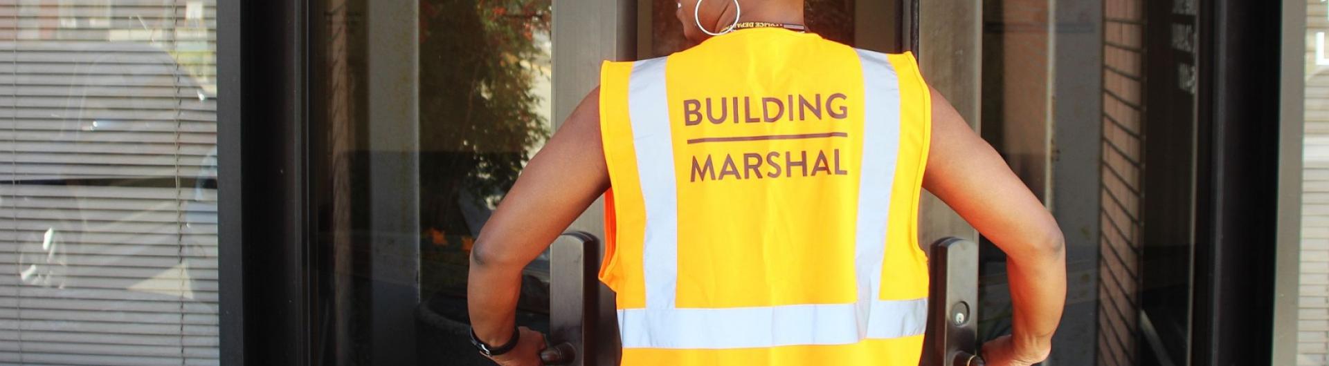 Building Marshal in Vest