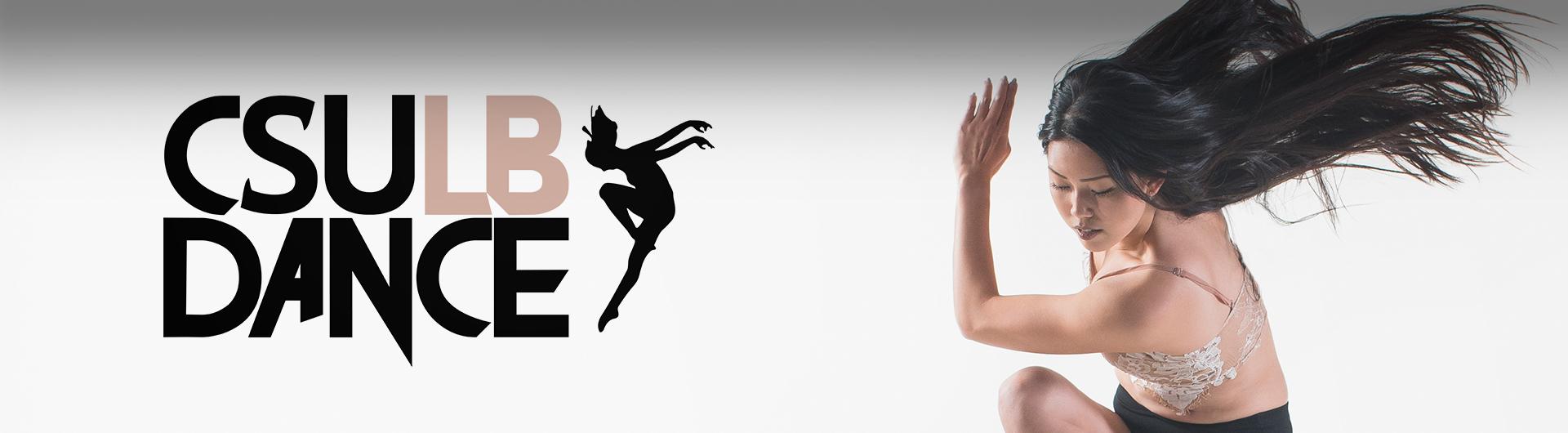 CSULB Dance Logo with dancer jumping