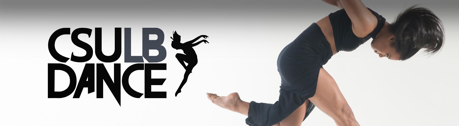 CSULB Dance Logo with dancer jumping