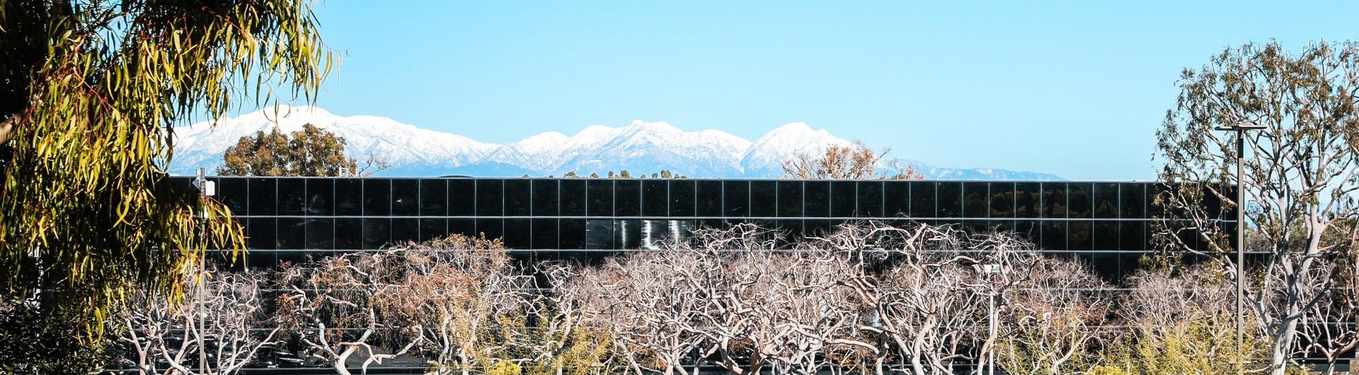 Banner PHOTO of campus includes corn on the cob building