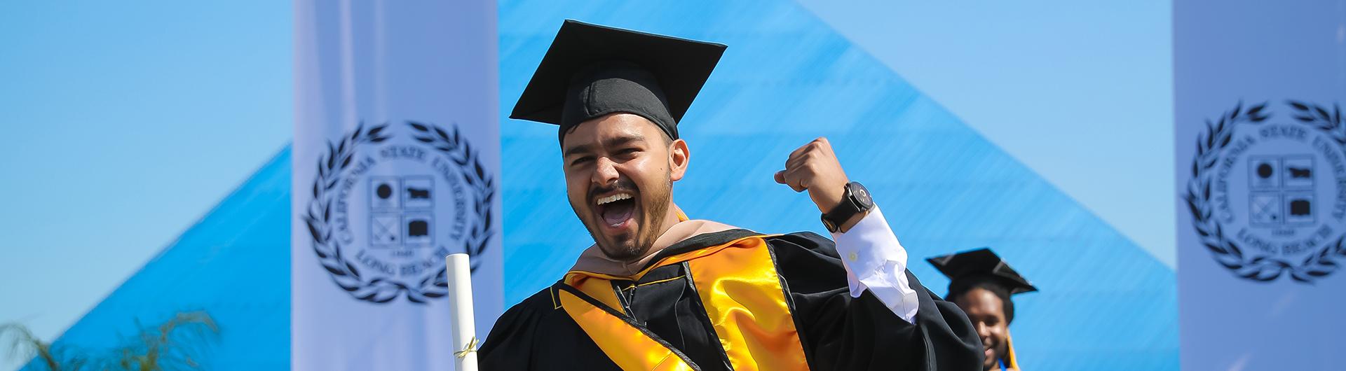 Student at Graduation