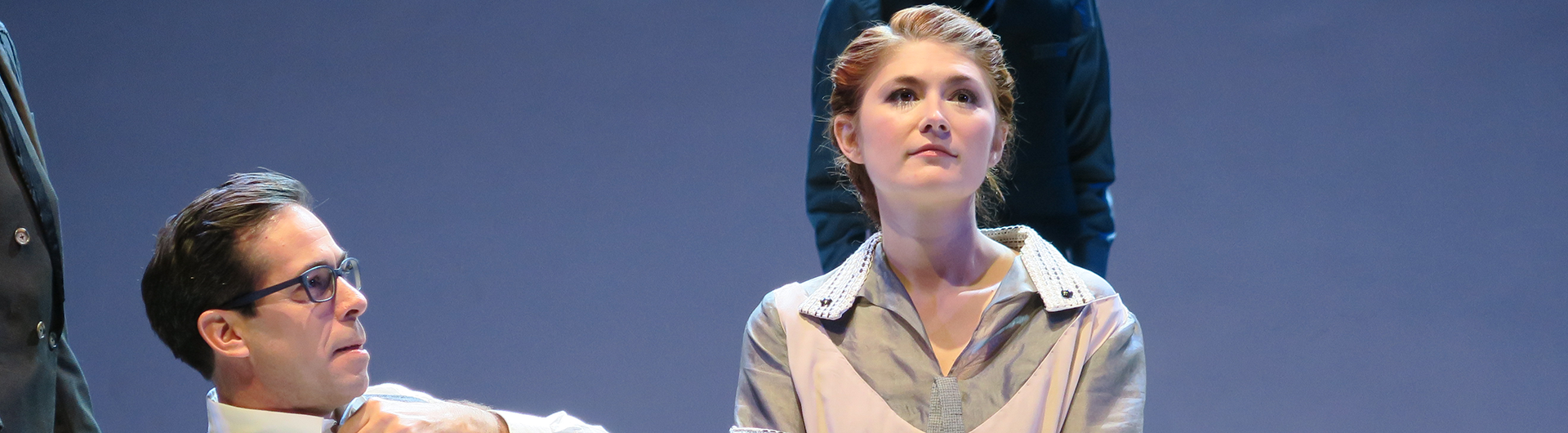 Machinal woman looking away