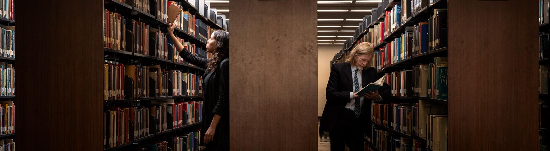 historian library and student