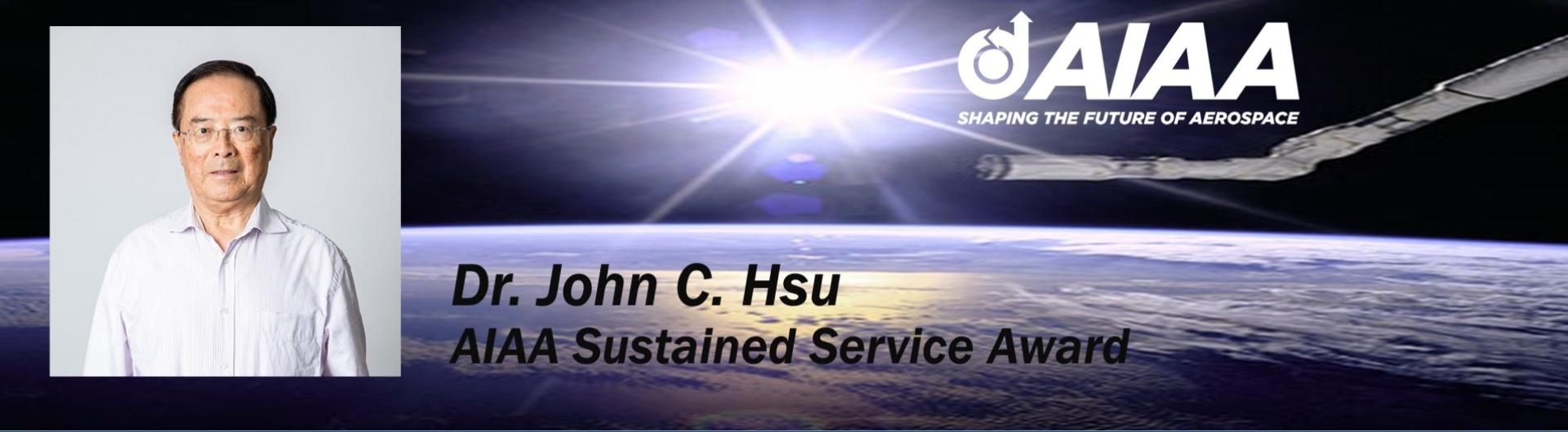 AIAA Award Winner Dr. John Hsu