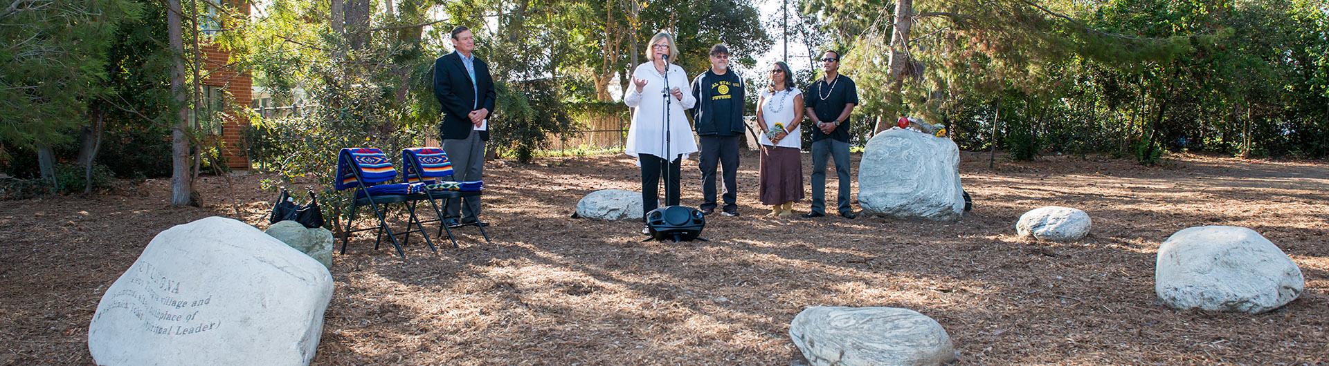 Reburial ceremony on campus