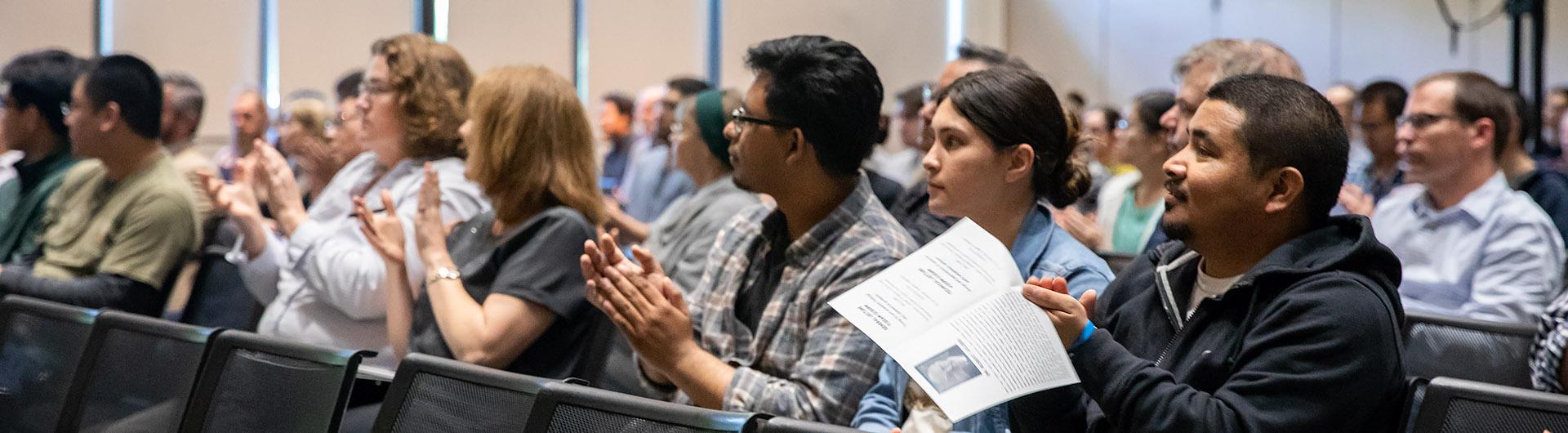 Students at Nobel Laureate lecture