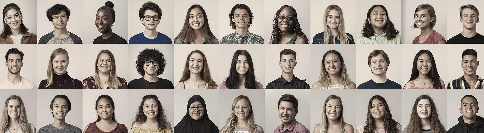 Collage of President's Scholars students