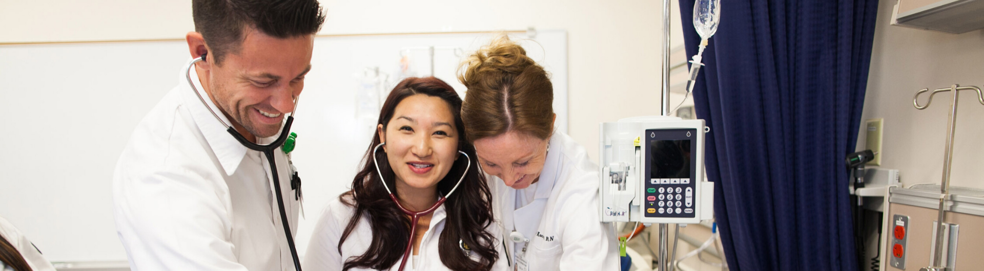 Nursing professor instructs students