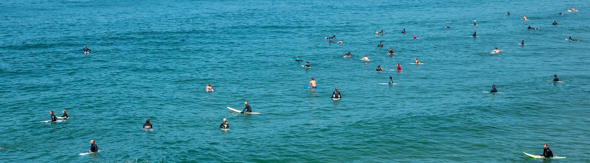 Beachgoers 