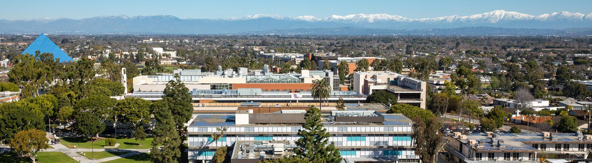 aerial campus view