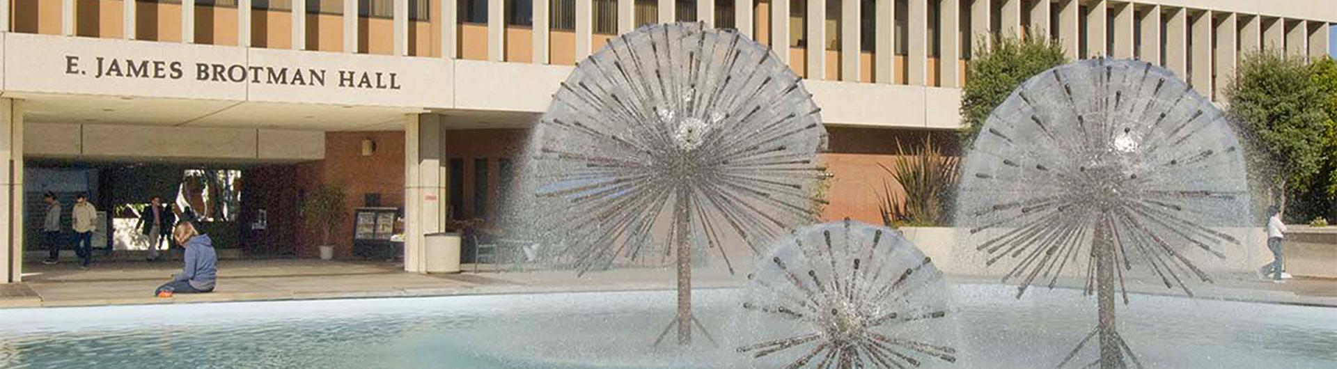 Fountain by Brolthman Hall