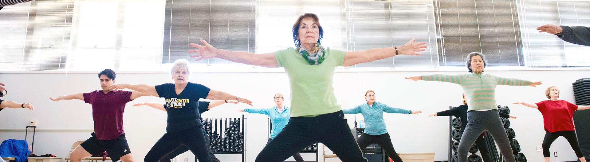 LifeFit Banner Women Exercising 11