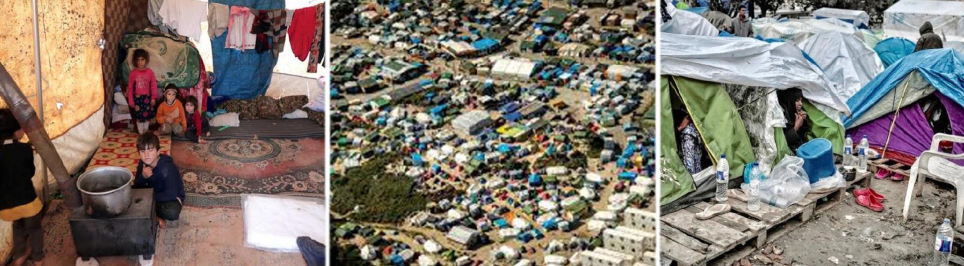 Refugee camps spread