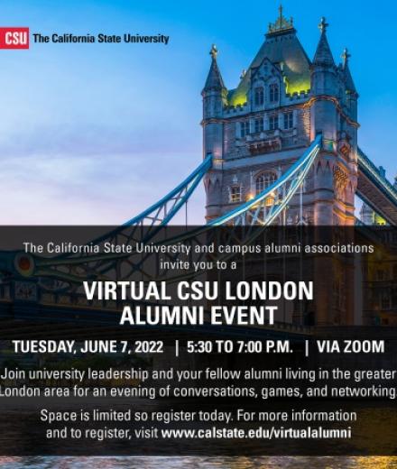 2022 Virtual CSU London Alumni Event