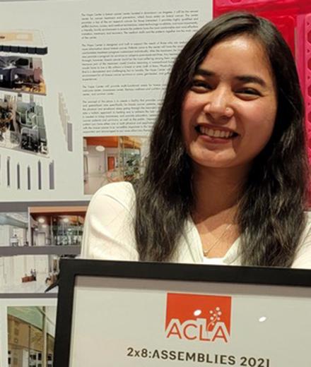 Marilyn Linh Pham ACLA 2x8 Assemblies Engage Scholarship Award recipient