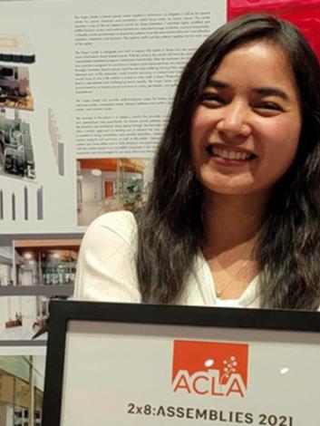 Marilyn Linh Pham ACLA 2x8 Assemblies Engage Scholarship Award recipient