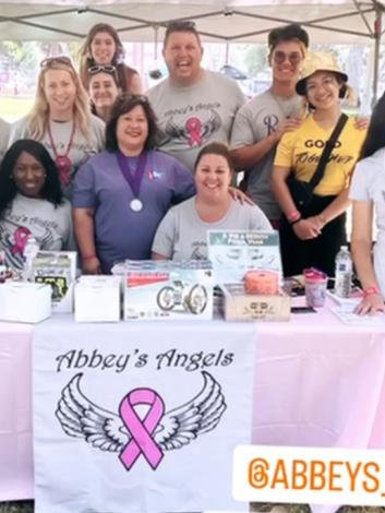 Abbeys Angles Cancer Relay for Life team of people 2022