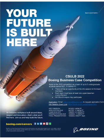 2022 Boeing Case Competition Flyer
