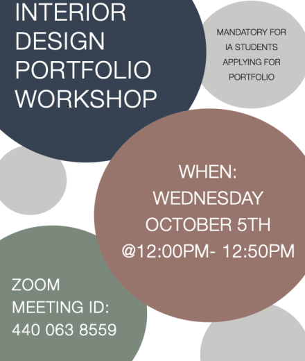 Workshop Flyer for Interior Design