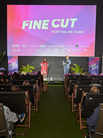 KCET Festival of Films Screen with audience