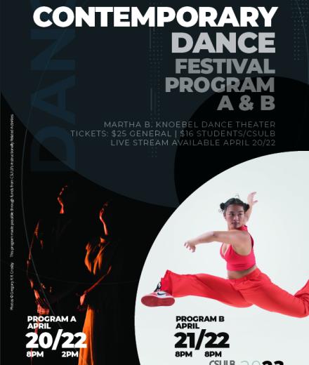 CSULB Dance & College of the Arts Present Contemporary Dance Festival Program A & B