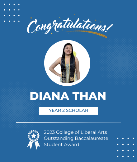 Diana Than - Outstanding Student Award - Thumbnail