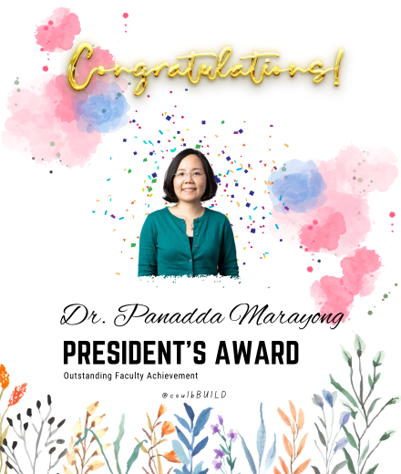 Outstanding Faculty Achievement - Dr. Panadda Marayong Thumbnail