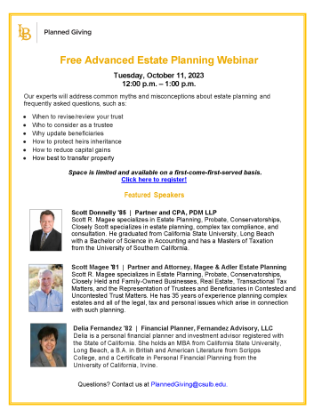 Advanced Estate Planning Webinar