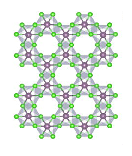 crystal and electronic structure of α-RuCl3