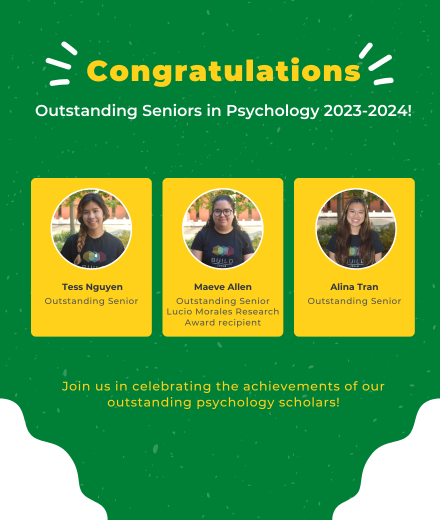 Outstanding Seniors in Psychology 2023-2024! - Thumbnail